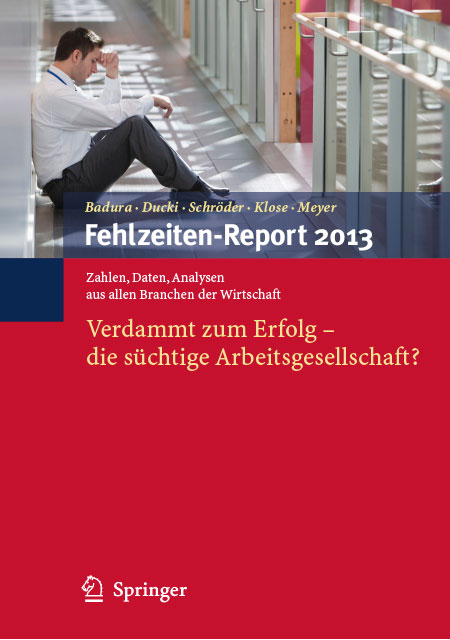 Cover der WIdO-Publikation Fehlzeiten-Report 2013